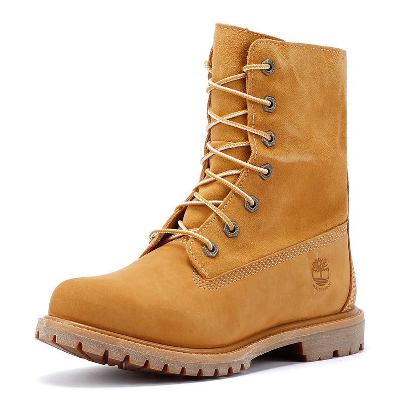 Timberland Warm Lined Waterproof Leather Women's Wheat Boots