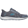 Skechers Equalizer 6.0 Textile Men's Charcoal/Blue Sneakers
