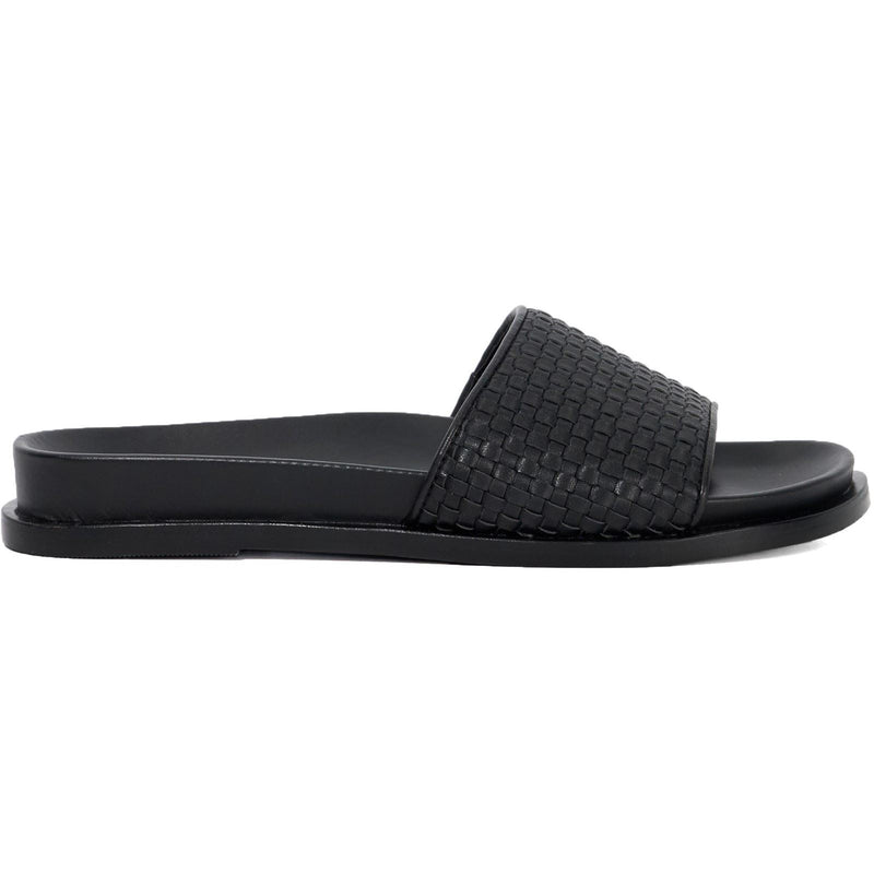 Dune Lilas Women's Black Sandals