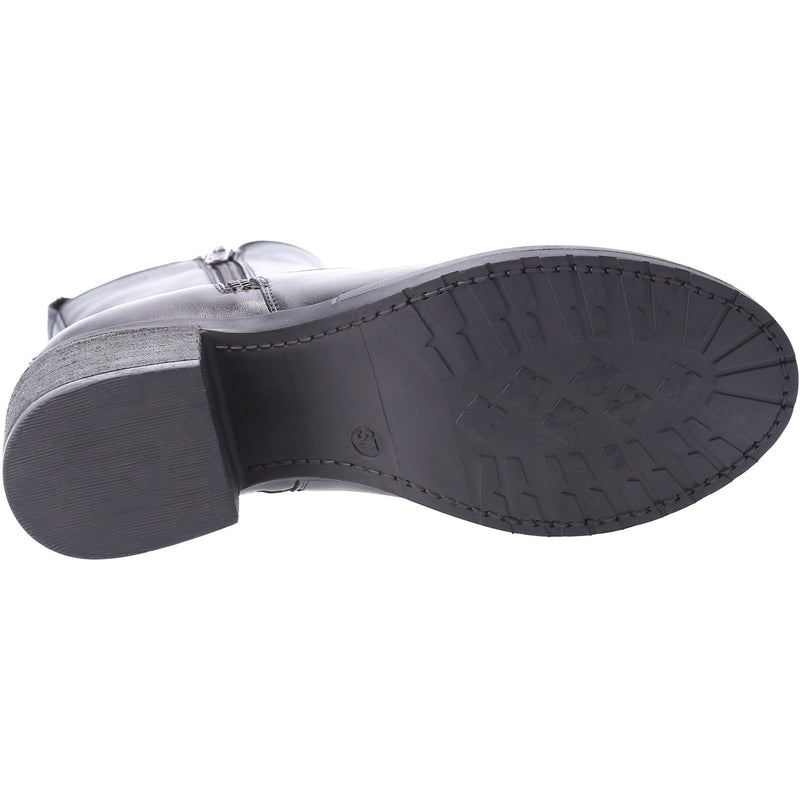 Hush Puppies Helena Leather Women's Black Boots