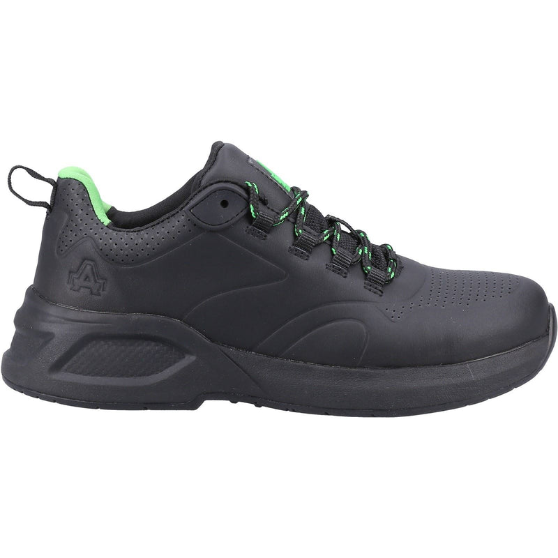 Amblers Safety 612 Leather Women's Black Safety Sneakers