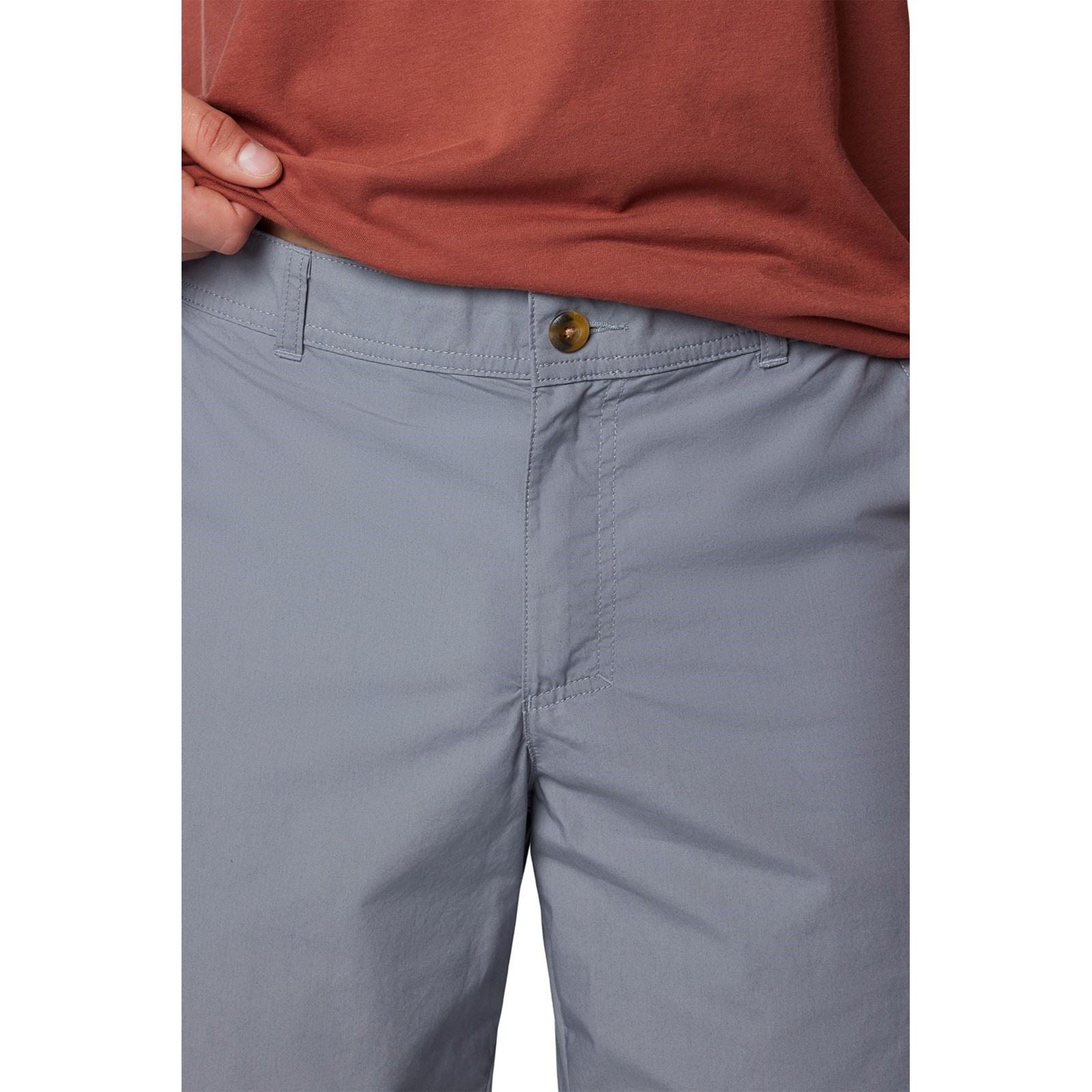 Columbia Washed Out Cotton Men's Grey Knee-Length Shorts