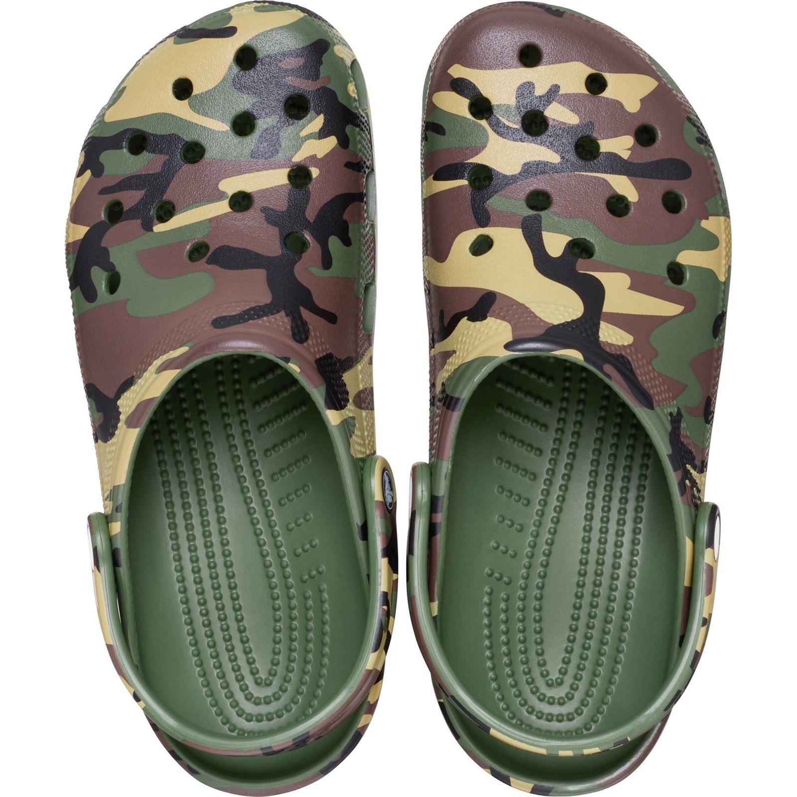 Crocs Classic Camouflage EVA Men's Army Green Clogs