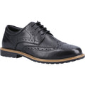 Hush Puppies Verity Leather Women's Black Brogues Shoes