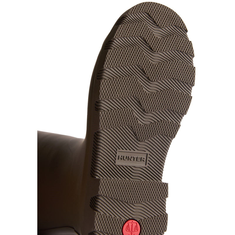 Hunter Downpour Tall Boot Rubber Women's Chocolate Brown Wellington Boots