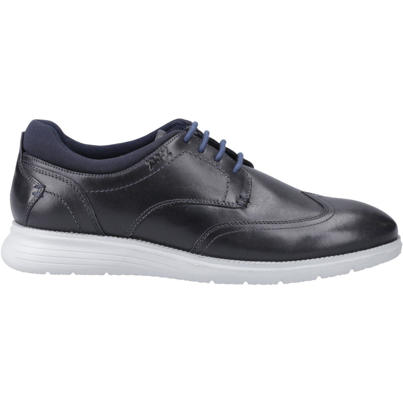 Pod Vantage Leather Men's Navy Lace-Up Shoes