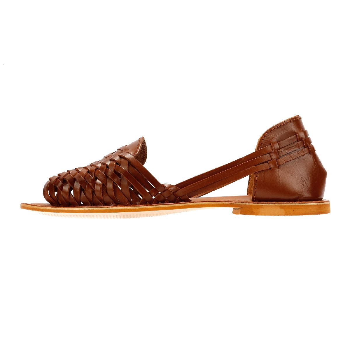 Tower London Hurache Leather Women's Tan Sandals