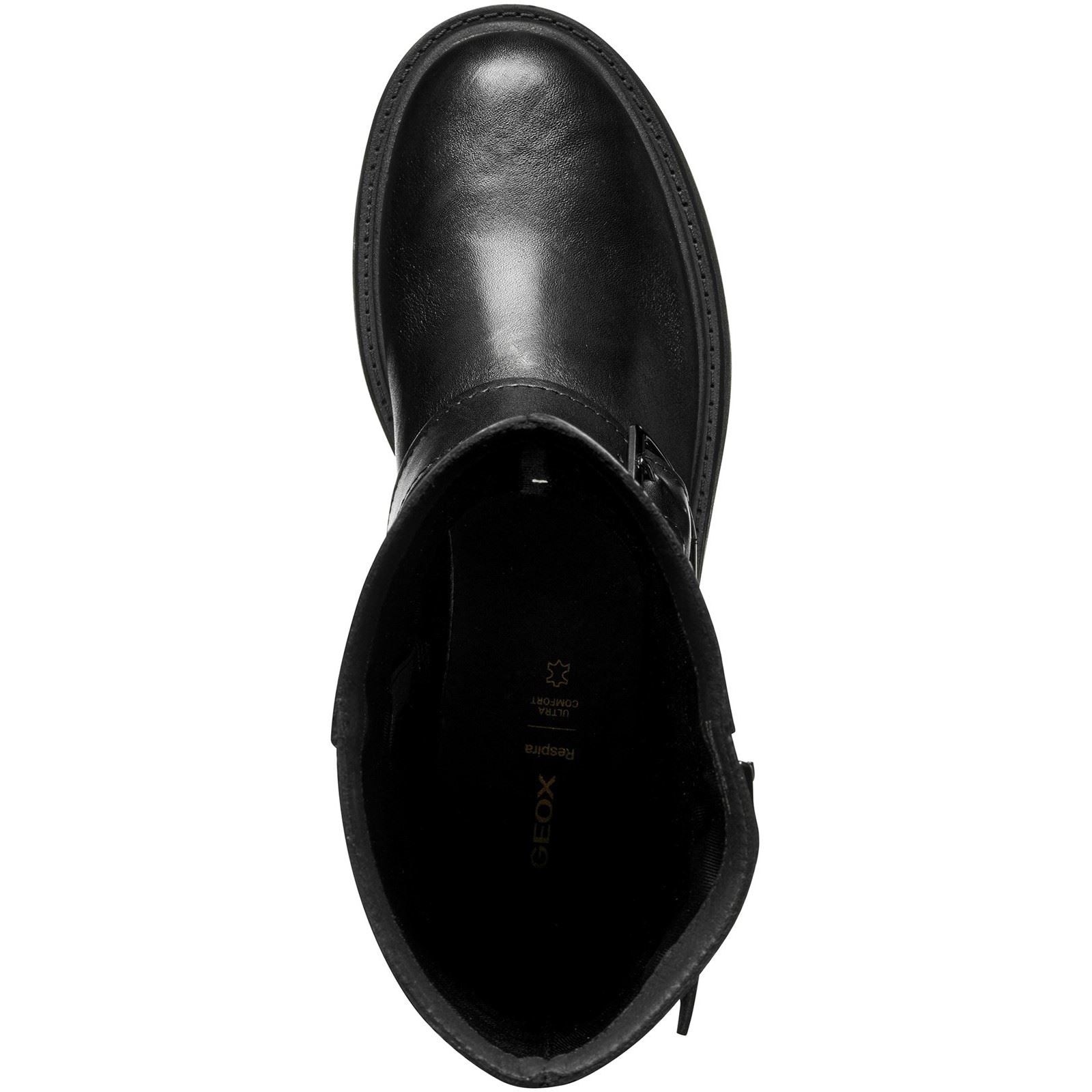 Geox D Spherica EC7 Leather Women's Black Boots
