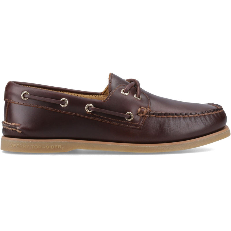 Sperry Authentic Gold Cup Leather Men's Brown Standard Boat Shoes