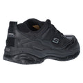Skechers Workwear Soft Stride - Grinnell Suede Men's Black Safety Sneakers