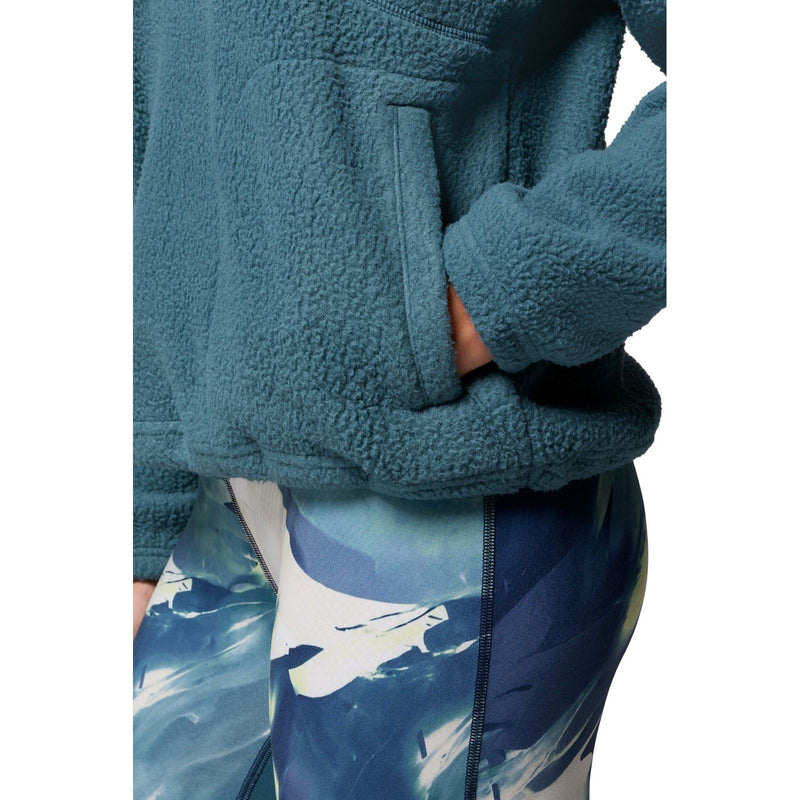 Columbia Jasper Ridge Pebbled Fleece Half Snap Polyester Women's Blue Pullover