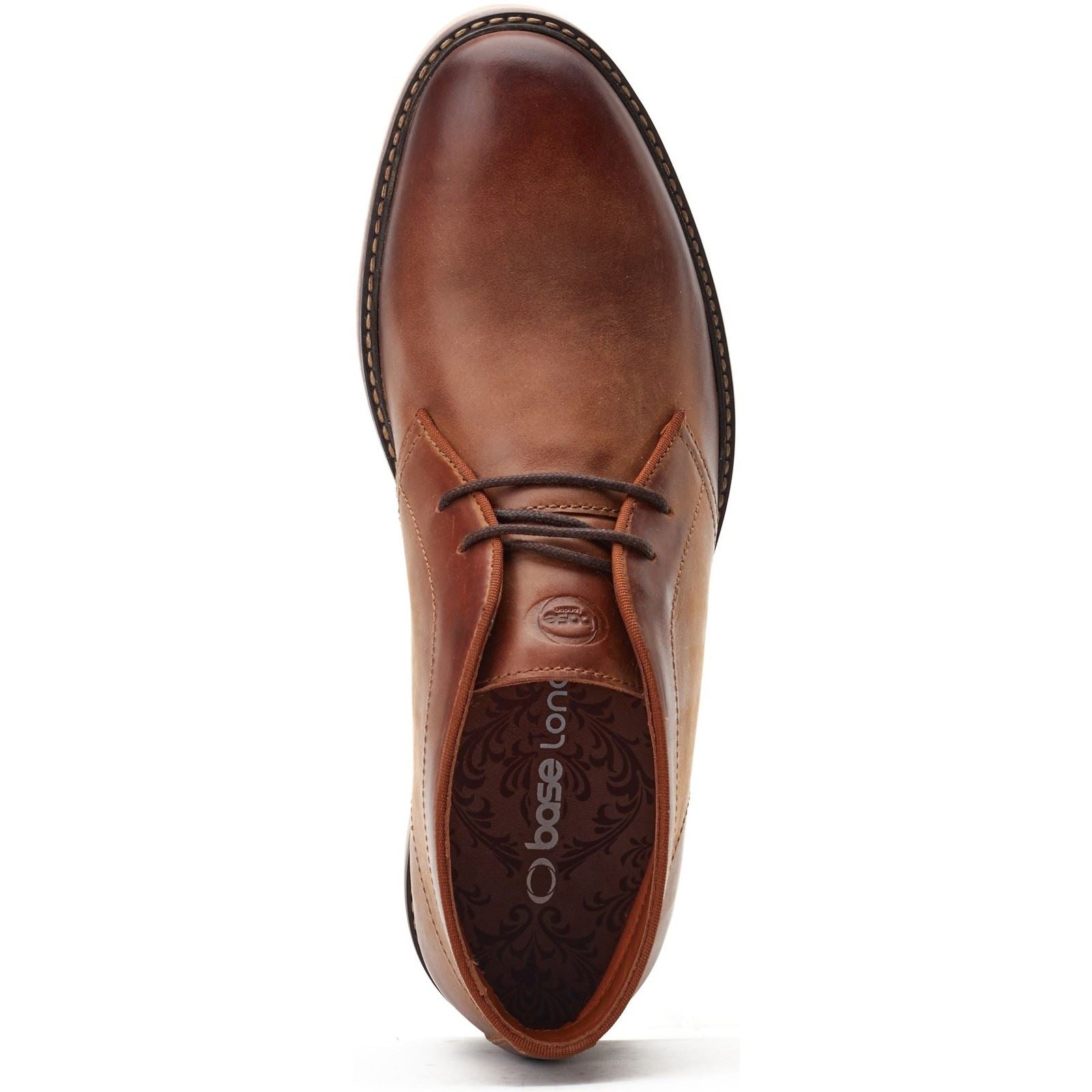Base London Brody Leather Men's Burnt Tan Boots