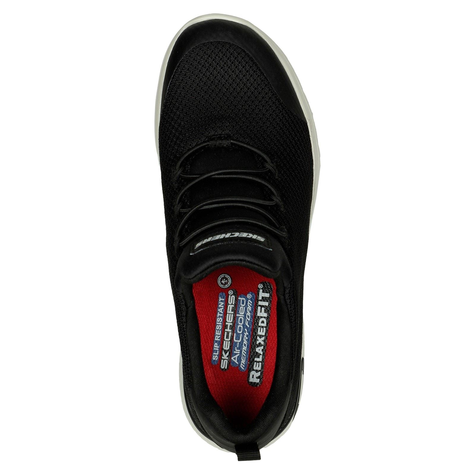 Skechers Workwear Marsing - Waiola SR Mesh Women's Black/White Sneakers