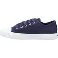 Hush Puppies Freya Canvas Textile Women's Navy Trainers