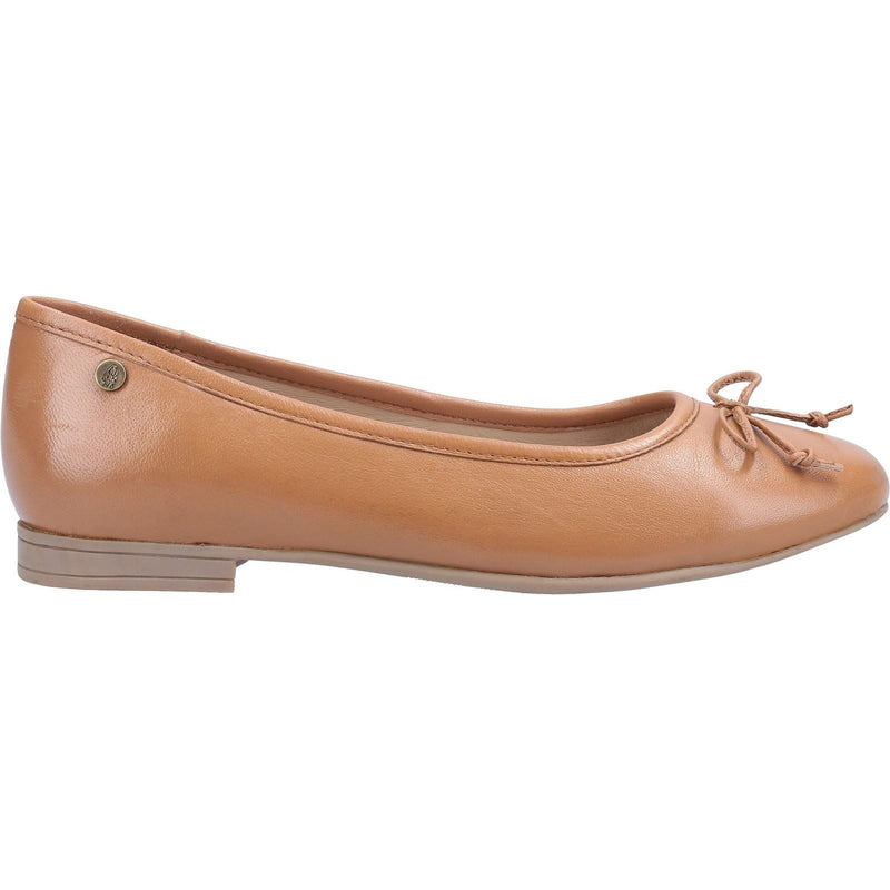 Hush Puppies Naomi Leather Women's Tan Flats