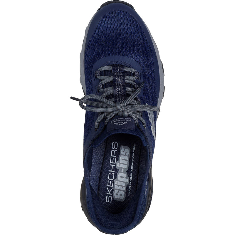 Skechers Max Protect Assembly Textile Men's Navy Hiking Boots