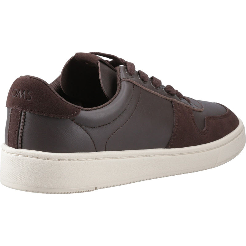 TOMS TRVL Lite Court Leather Men's Brown Sneakers