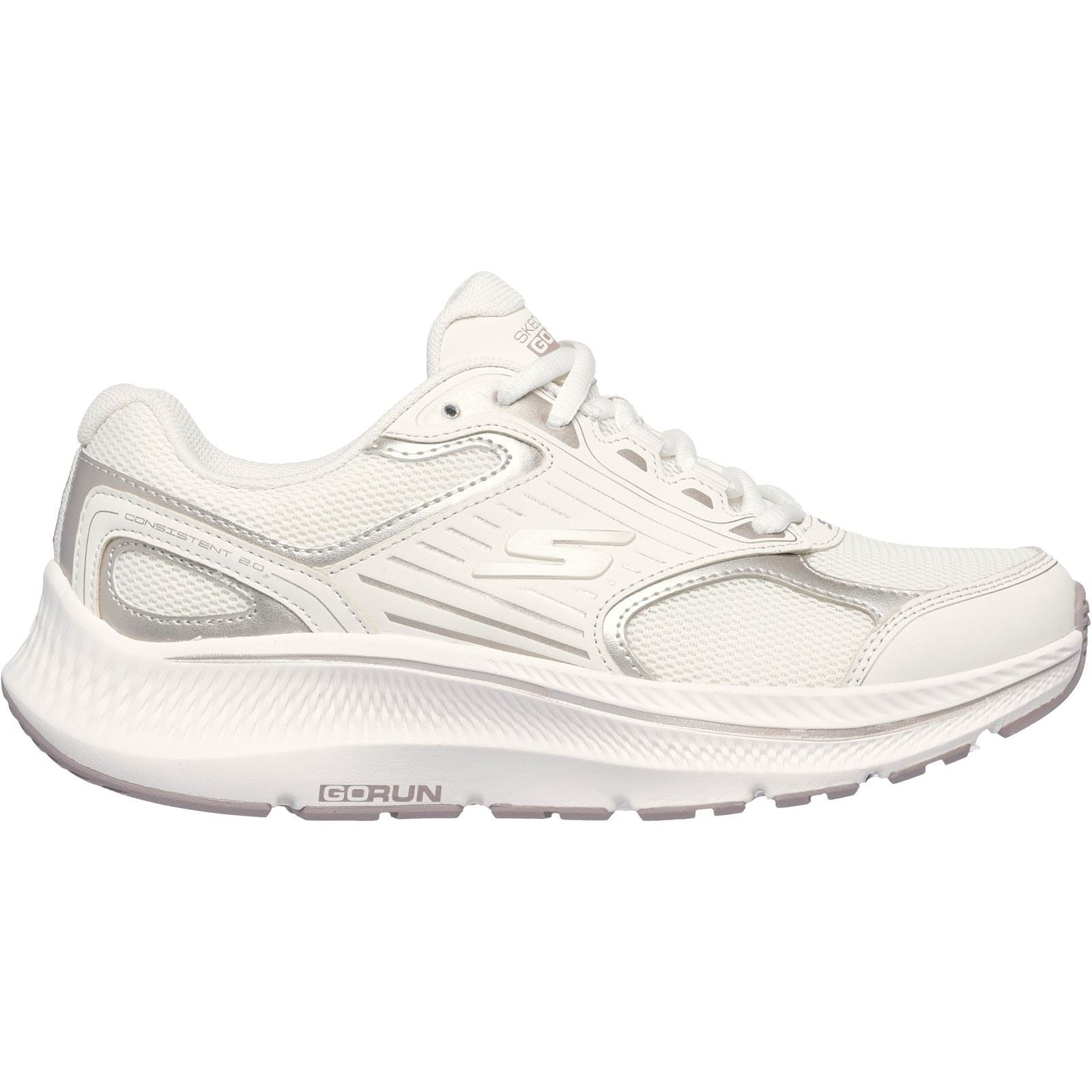 Skechers Performance GO RUN Consistent 2.0 Advantage Leather Women's Natural Sneakers