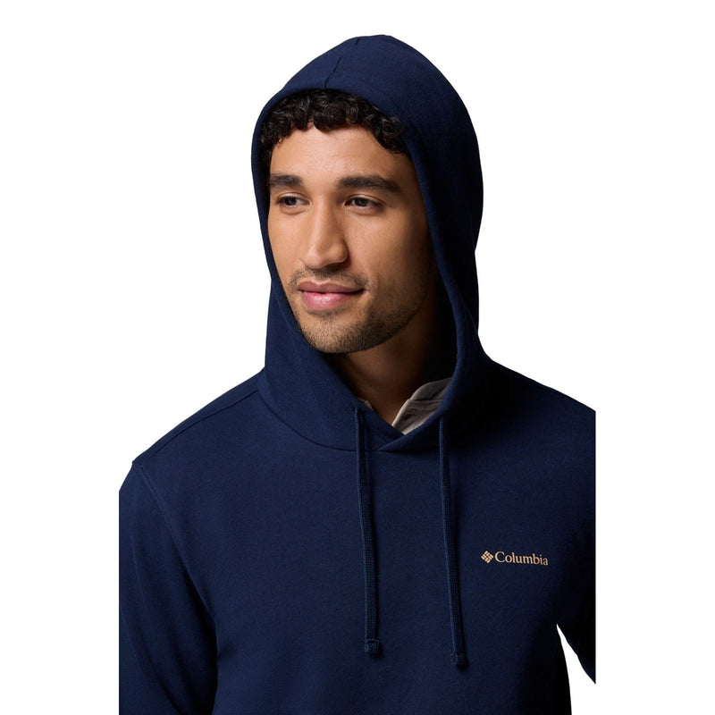 Columbia Columbia Trek Graphic Hoodie Cotton Men's Blue Hooded Sweatshirt