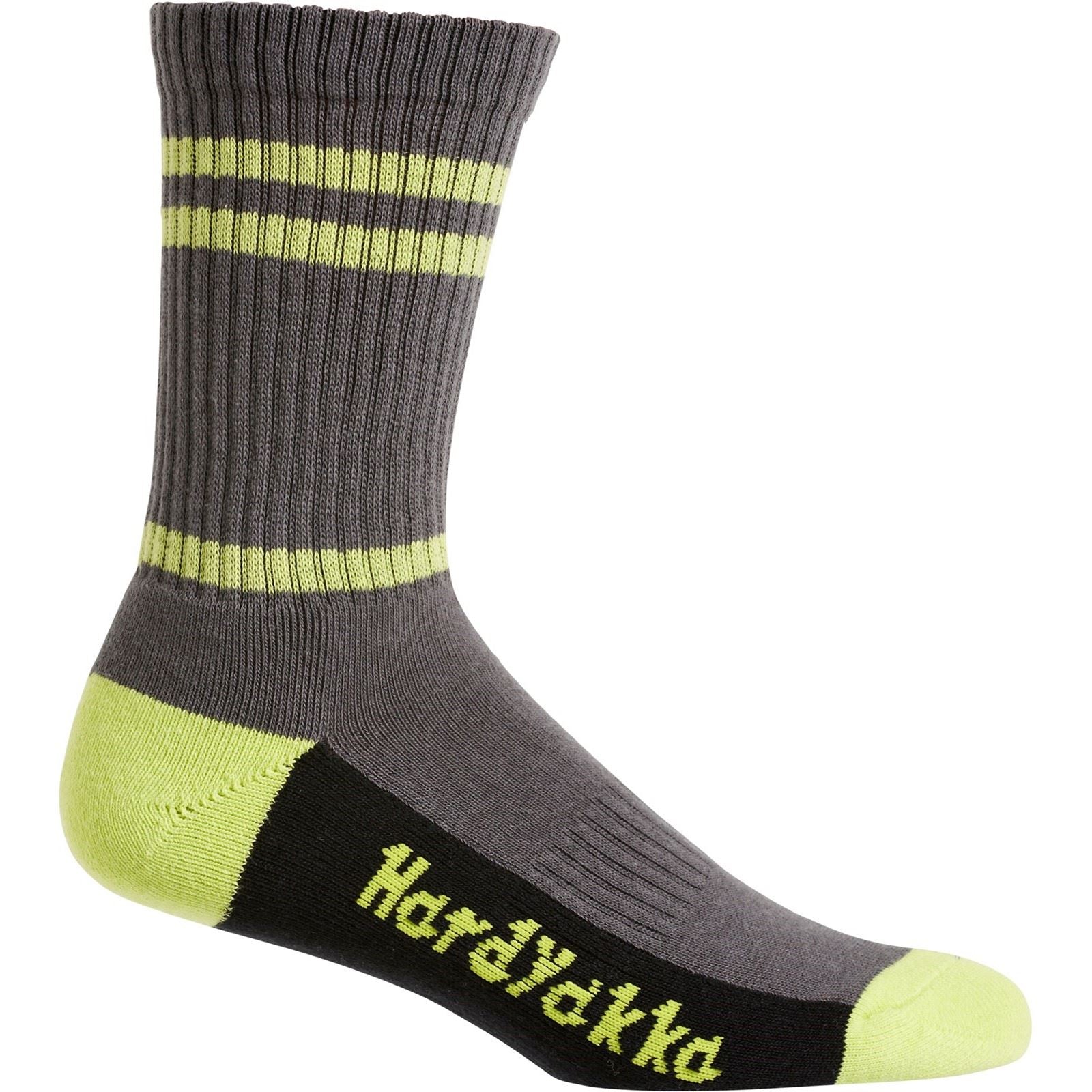 Hard Yakka Crew Cotton Unisex Adults Multicoloured Work Socks