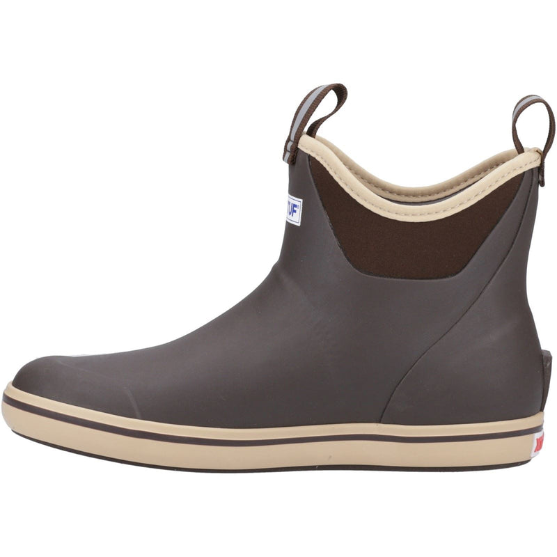 Xtratuf Ankle Deck Rubber Chocolate/Tan Wellington Boots