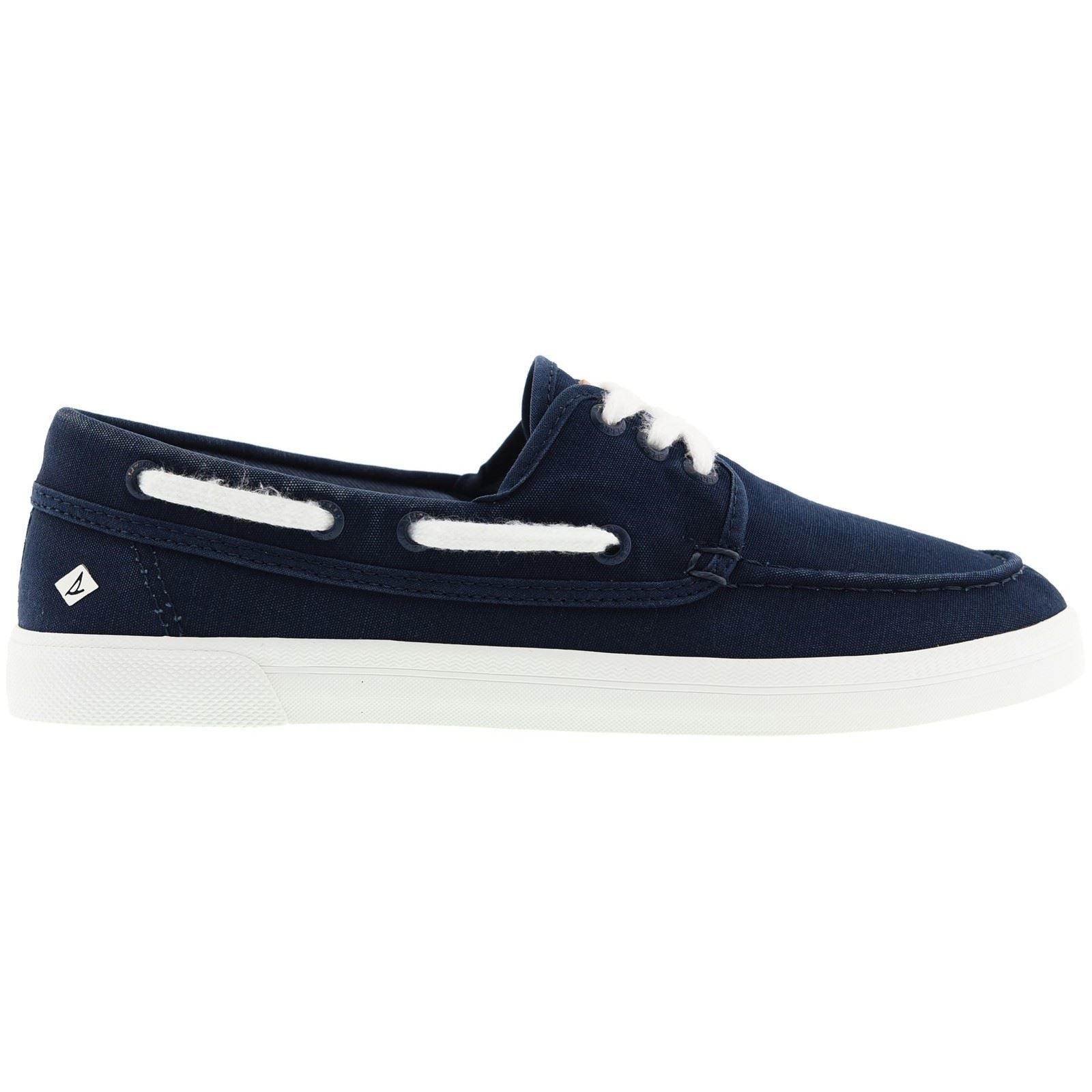 Sperry Venice Textile Women's Navy Boat Shoes
