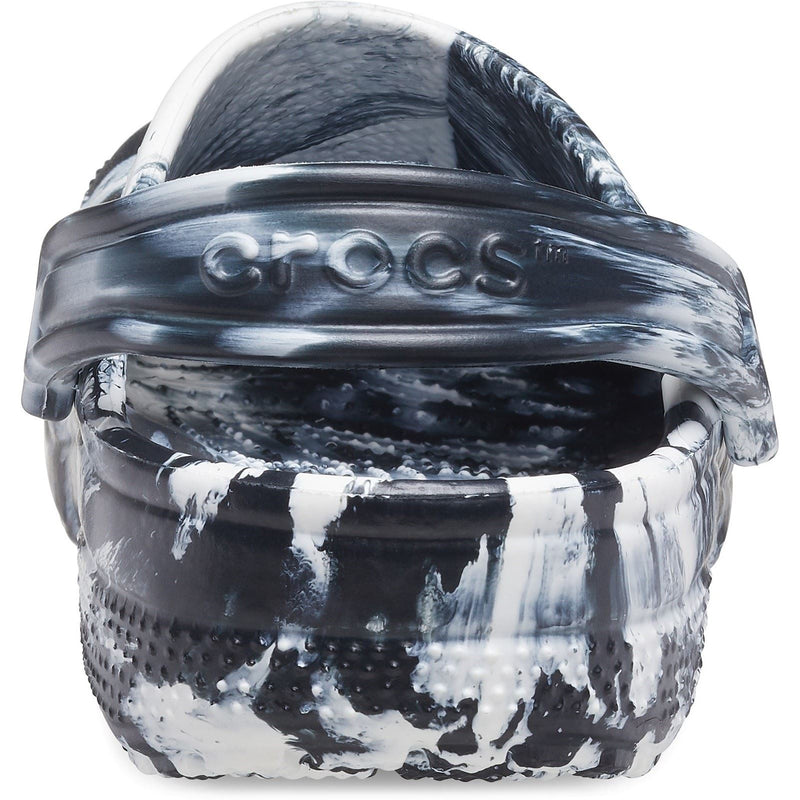 Crocs Marble Synthetic White/Black Clogs
