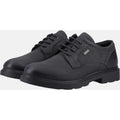 Hush Puppies Pearce Leather Men's Black Lace-Up Shoes