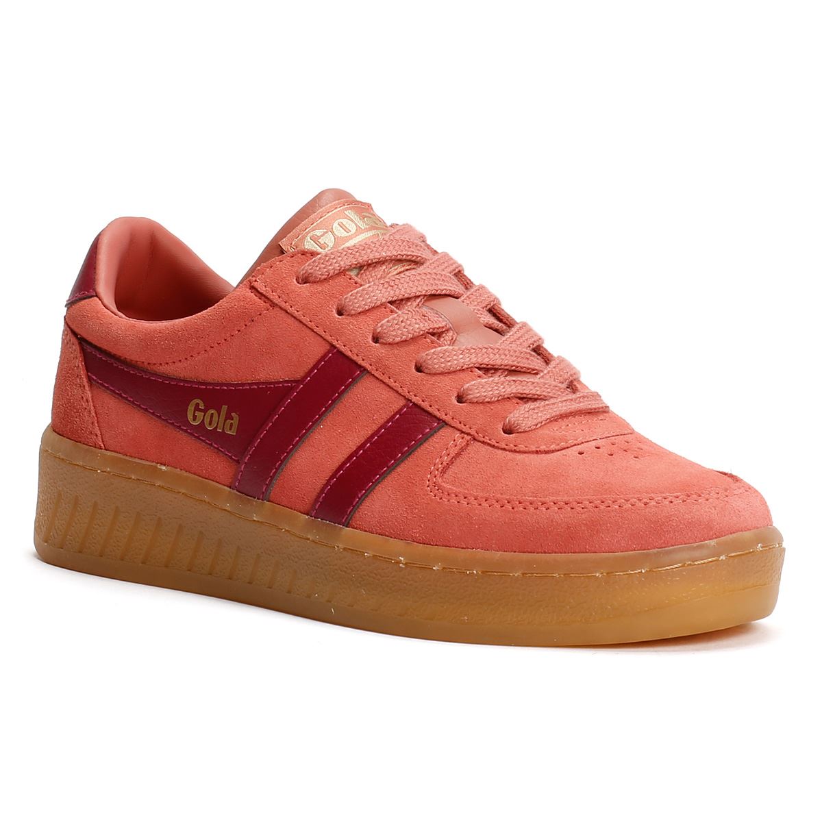 Gola Grandslam Suede Women's Clay/Cerise Sneakers