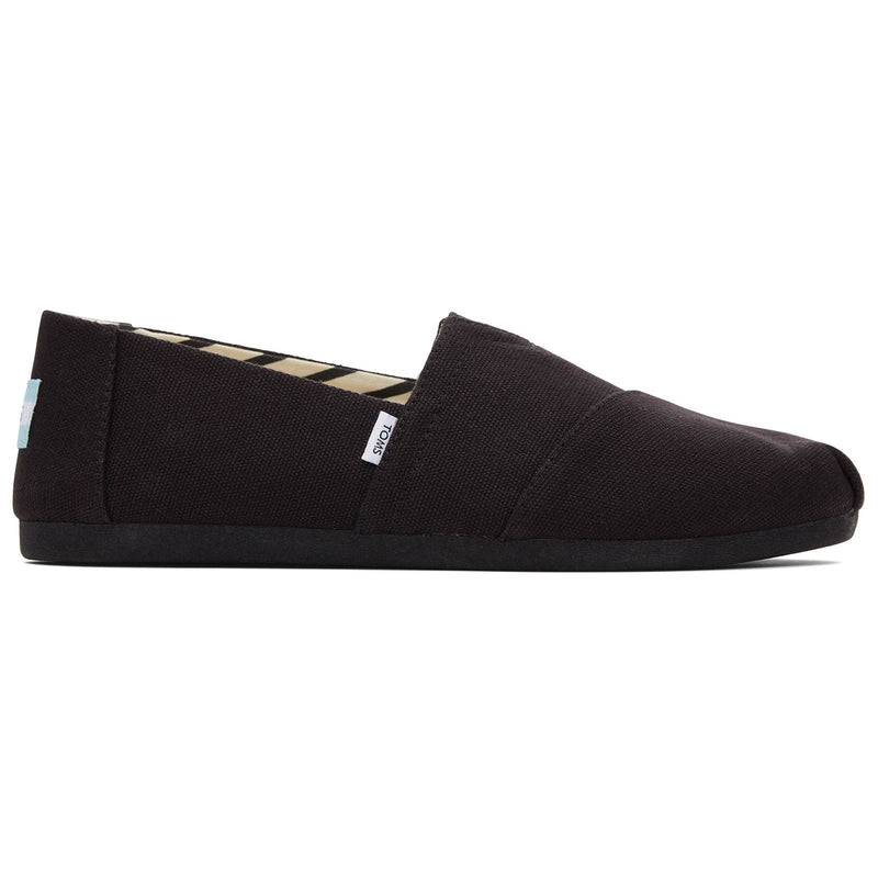 TOMS Alpargata 100% Cotton Women's Black Espadrilles