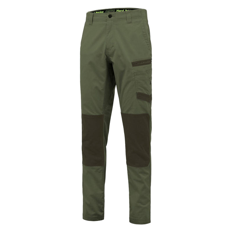 Hard Yakka Raptor Active Cotton Men's Green Outdoor Trousers