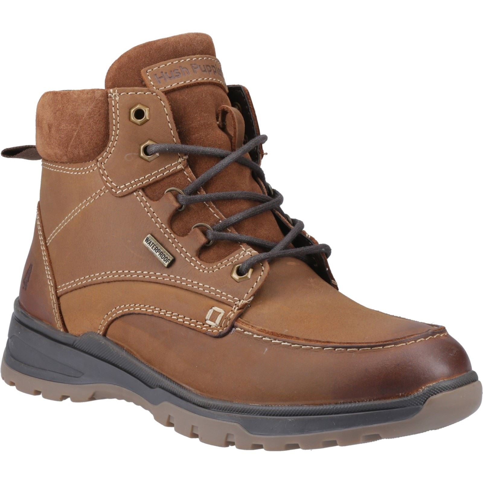 Hush Puppies Palmer Leather Men's Tan Boots