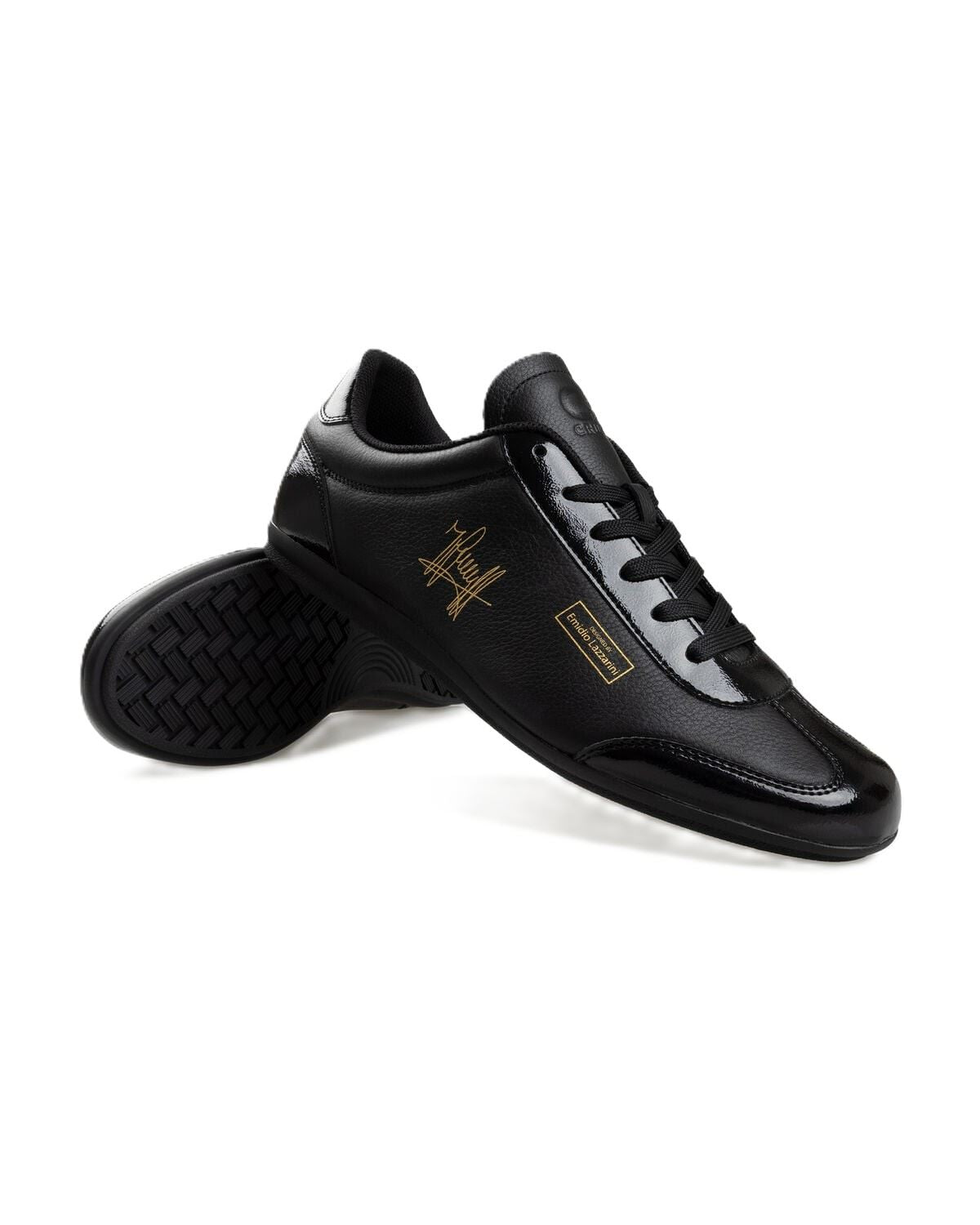 Cruyff Recoupa Leather Men's Black Mono Sneakers