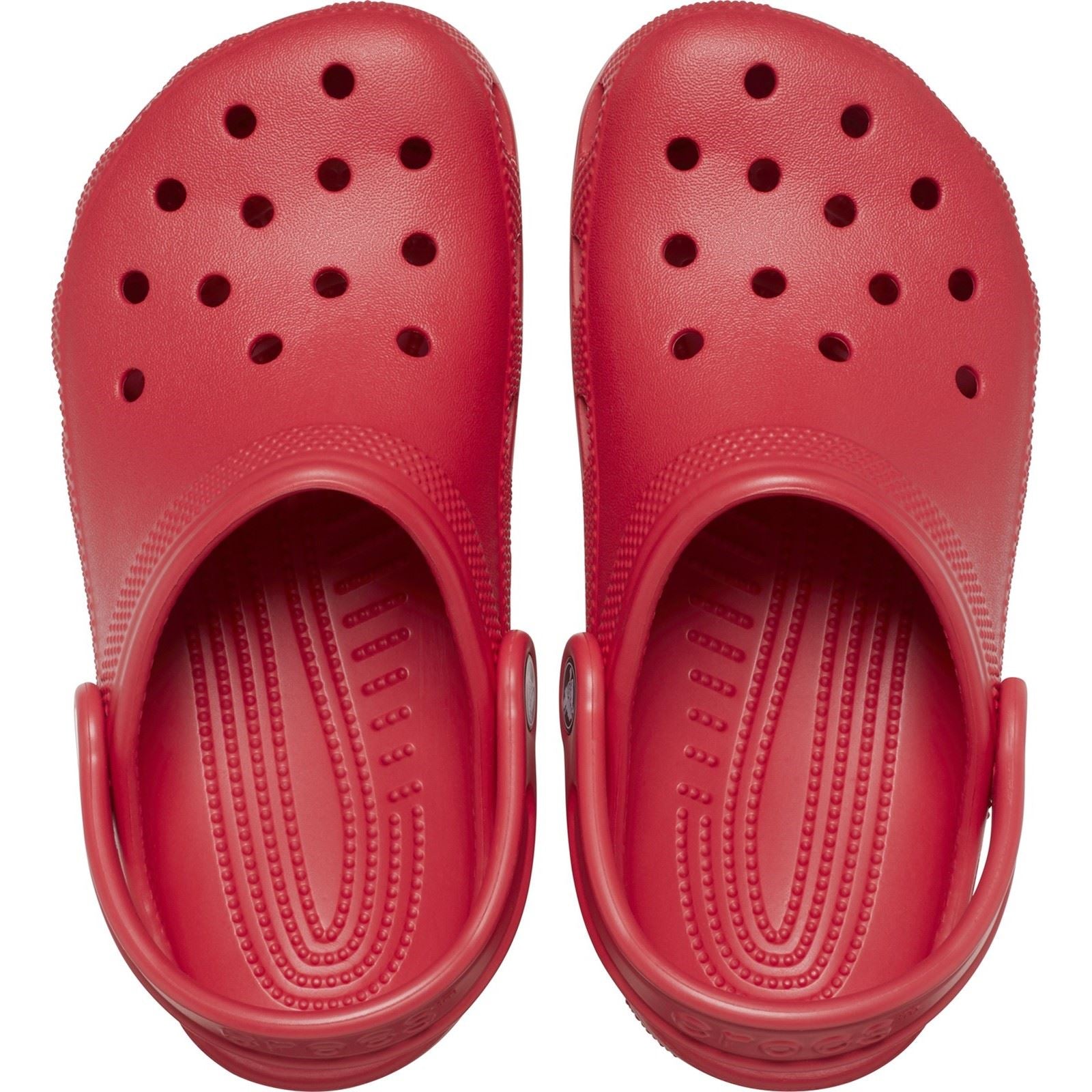 Crocs Toddler Classic Croslite Rubber Varsity Red Loafers