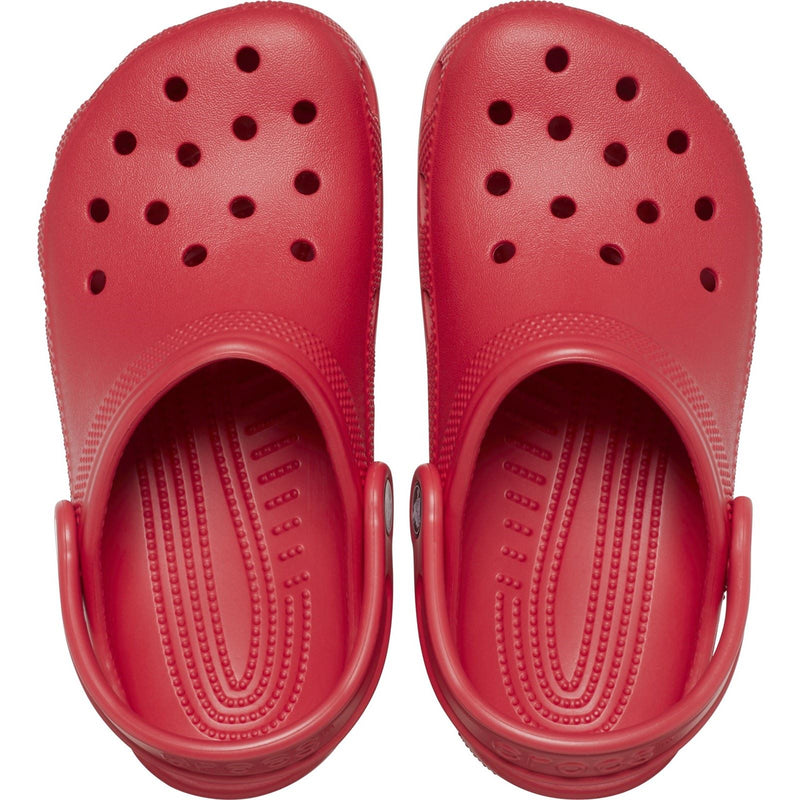 Crocs Toddler Classic Croslite Rubber Varsity Red Loafers
