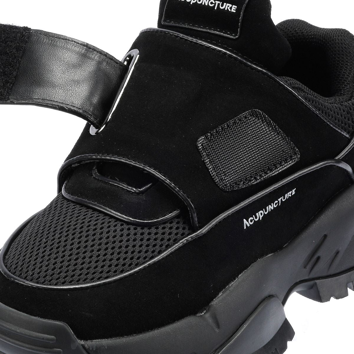 Acupuncture BG Beefer Suede Triple Black Sneakers