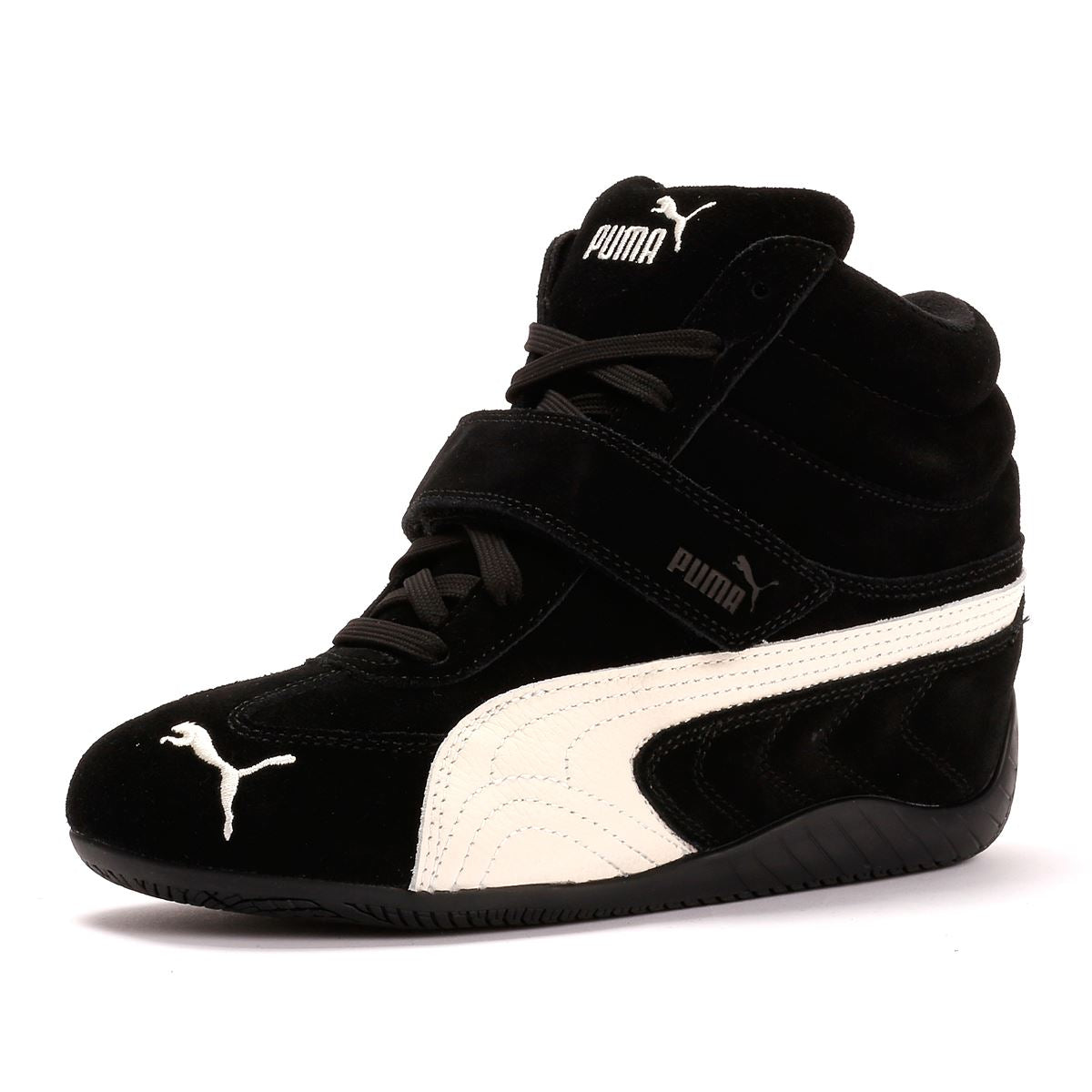 Puma Speedcat Wedge OG Suede Women's Black/White Sneakers