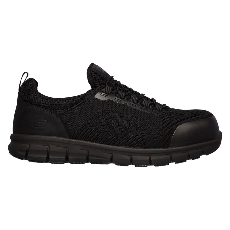 Skechers Workwear Synergy Omat Men's Black Safety Sneakers