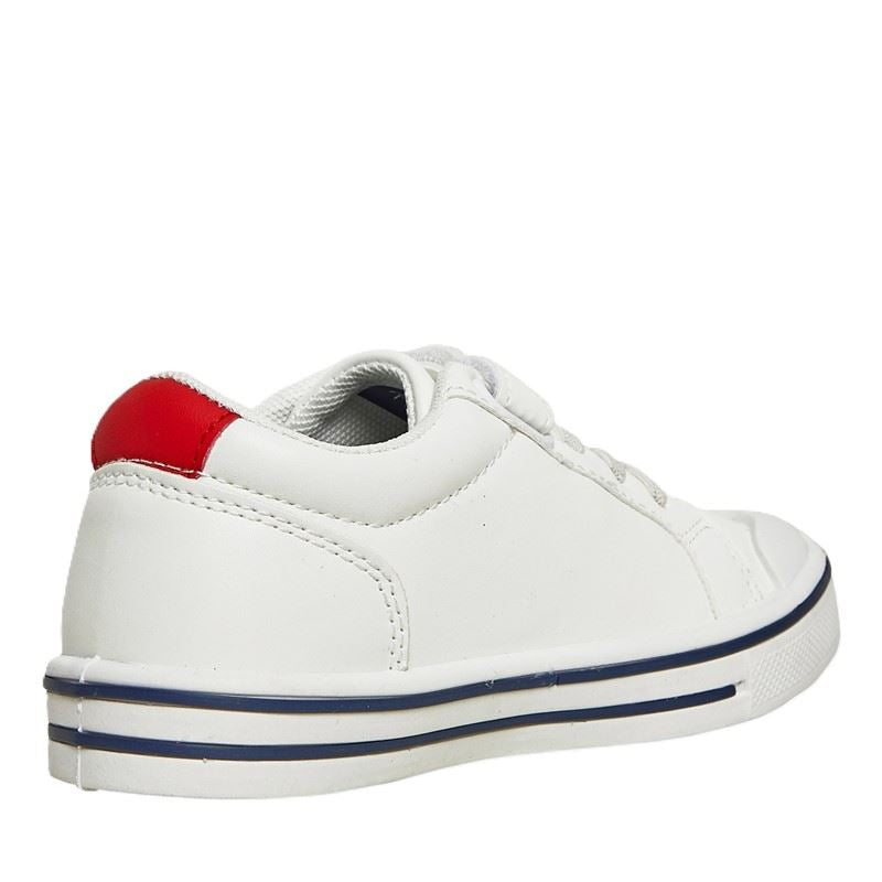 Penguin Junior Rainbow White Sneakers