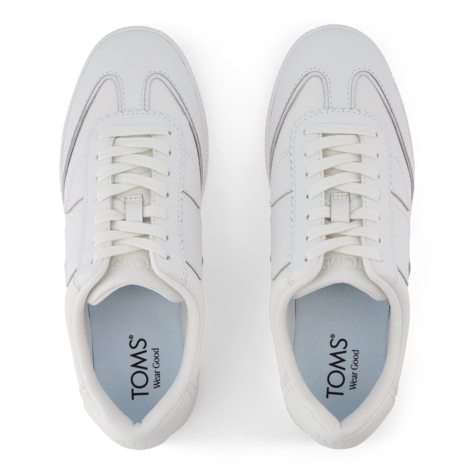 TOMS Collins Leather Women's White Sneakers