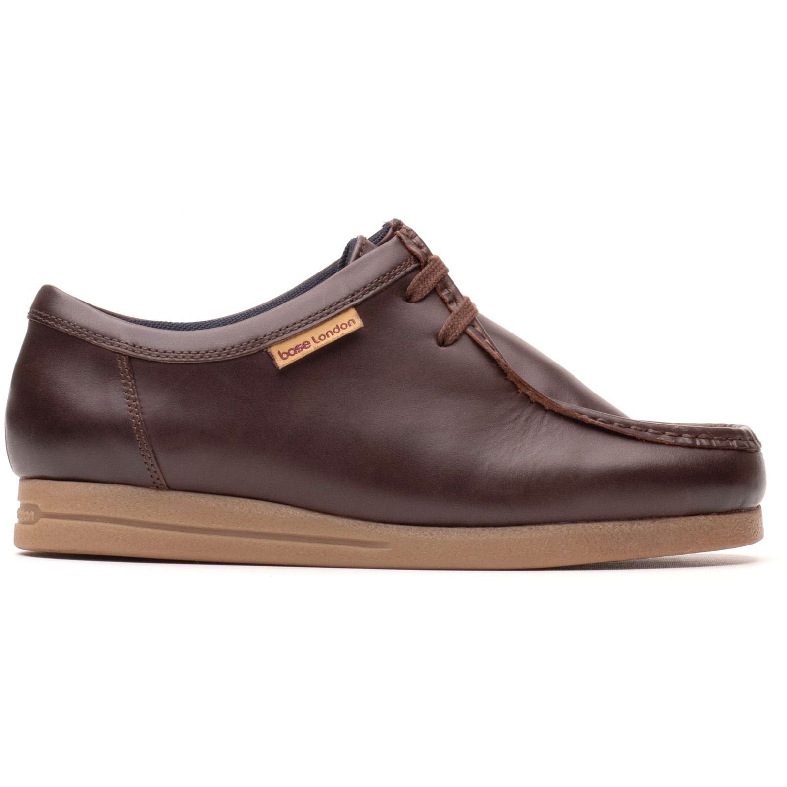 Base London Koko Leather Men's Chestnut Moccasins Shoes
