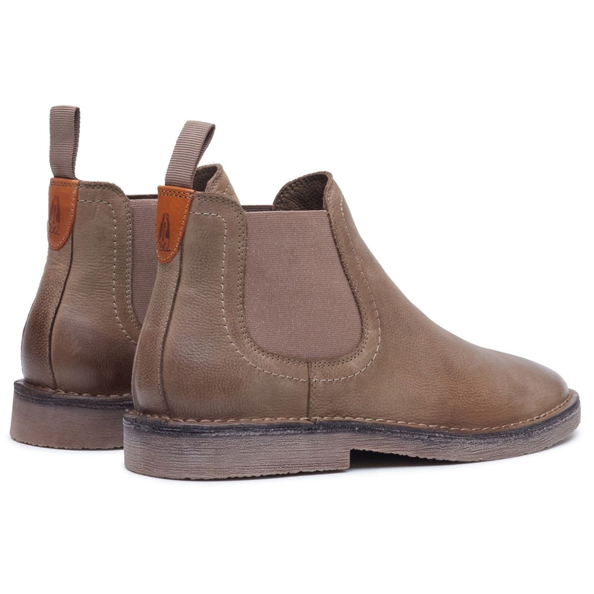 Hush Puppies Shaun Leather Men's Stone Boots