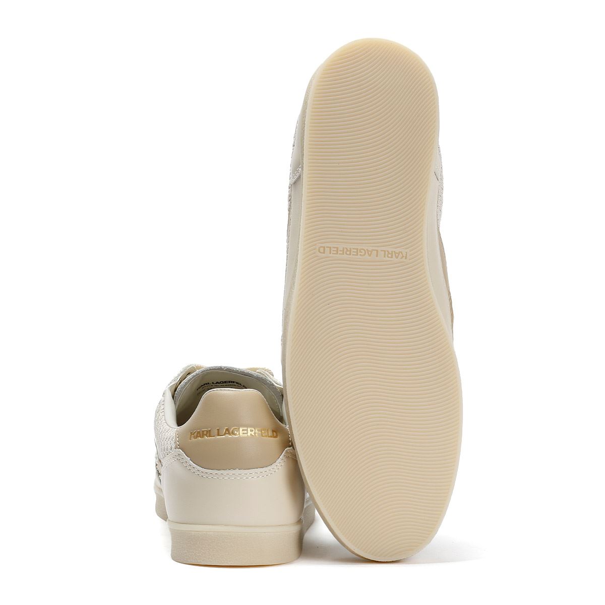 Karl Lagerfeld Kandidate Mesh Mix Women's Cream Sneakers