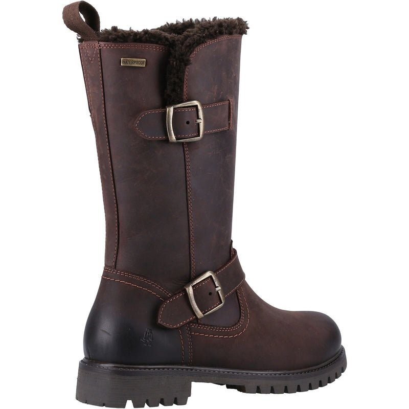 Hush Puppies Winnie Leather Women's Brown Boots