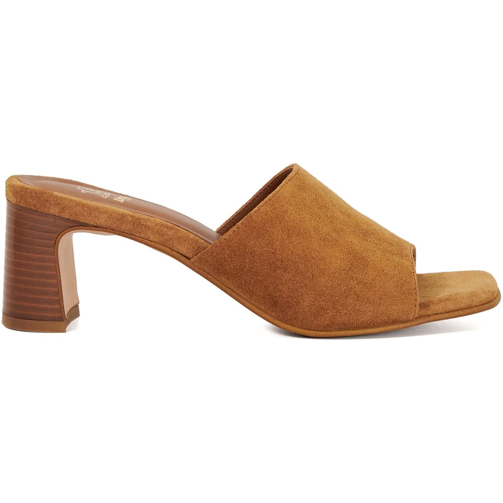 Dune Jule Suede Women's Tan Heels