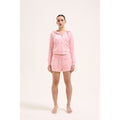 Juicy Couture Robertson Classic Jacket Synthetic Women's Pink Hooded Sweatshirt