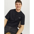 Jack & Jones Chad Branding Cotton Men's Black T-Shirt