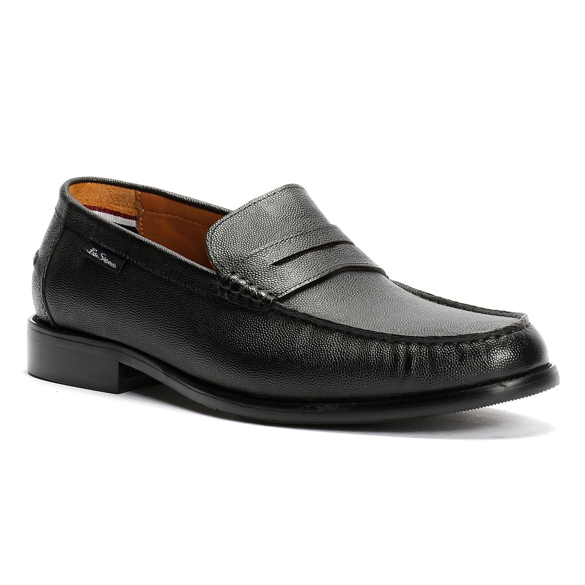 Ben Sherman Hester Leather Men's Black Loafers