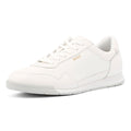 Boss Titanium Leather Men's White Sneakers