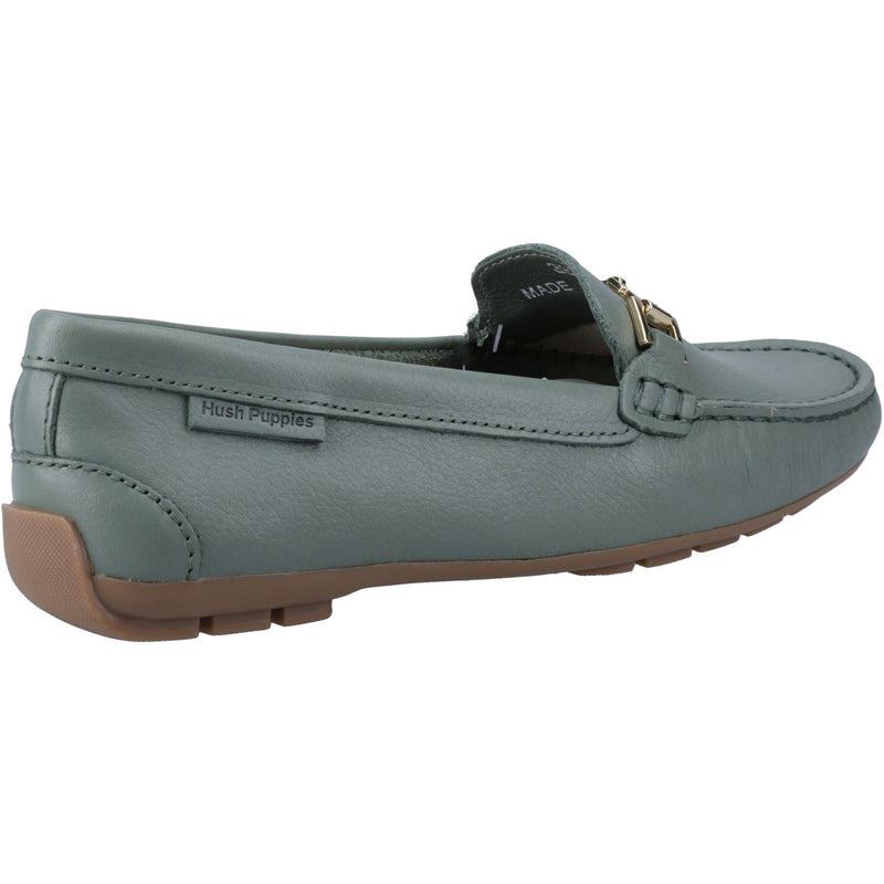 Hush Puppies Eleanor Leather Women's Sage Loafers